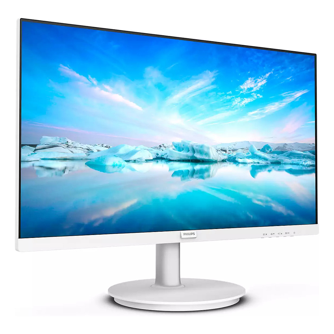 Monitor Philips 241V8AW / 23.8″ / FHD IPS LCD / 75Hz / 4ms / HDMI + VGA - Bardhë - 7
