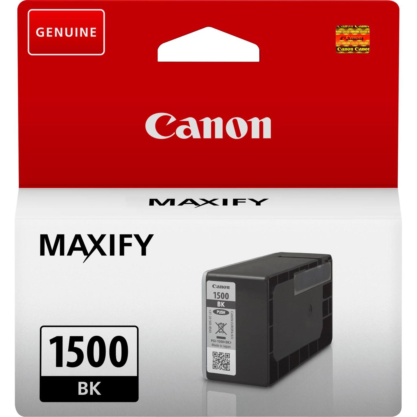 INK Canon PGI-1500BK / 9218B001 / 12.4ml / 400 faqe / Standard – Zezë - 1