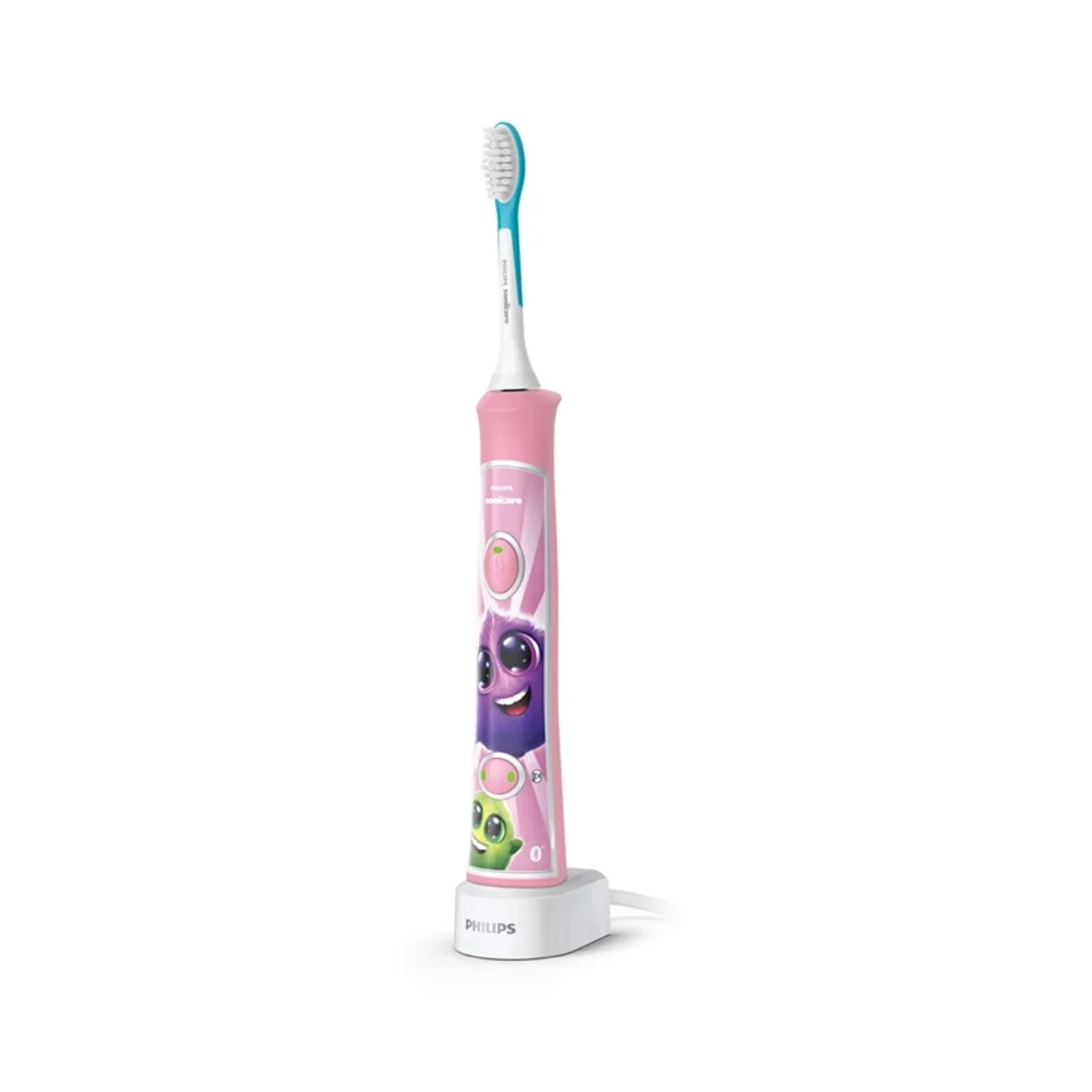 Furçë dhëmbësh elektrike për fëmijë Philips Sonicare For Kids HX6352/42 / Bluetooth / 2 Modalitete / 31.000 Lëvizje/min / SmartTimer / 2 Javë – Rozë/Mix