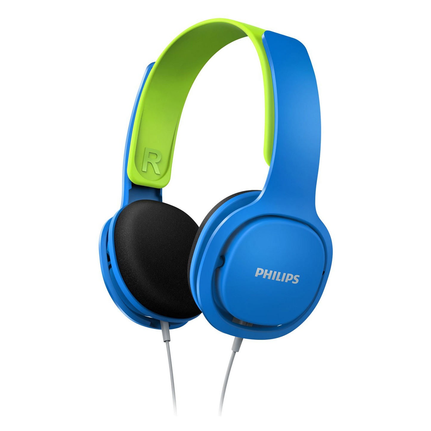 Kufje me kabllo Philips SHK2000BL / On-Ear / 32mm / 85dB / 3.5mm / Për Fëmijë - Blu/Gjelbër