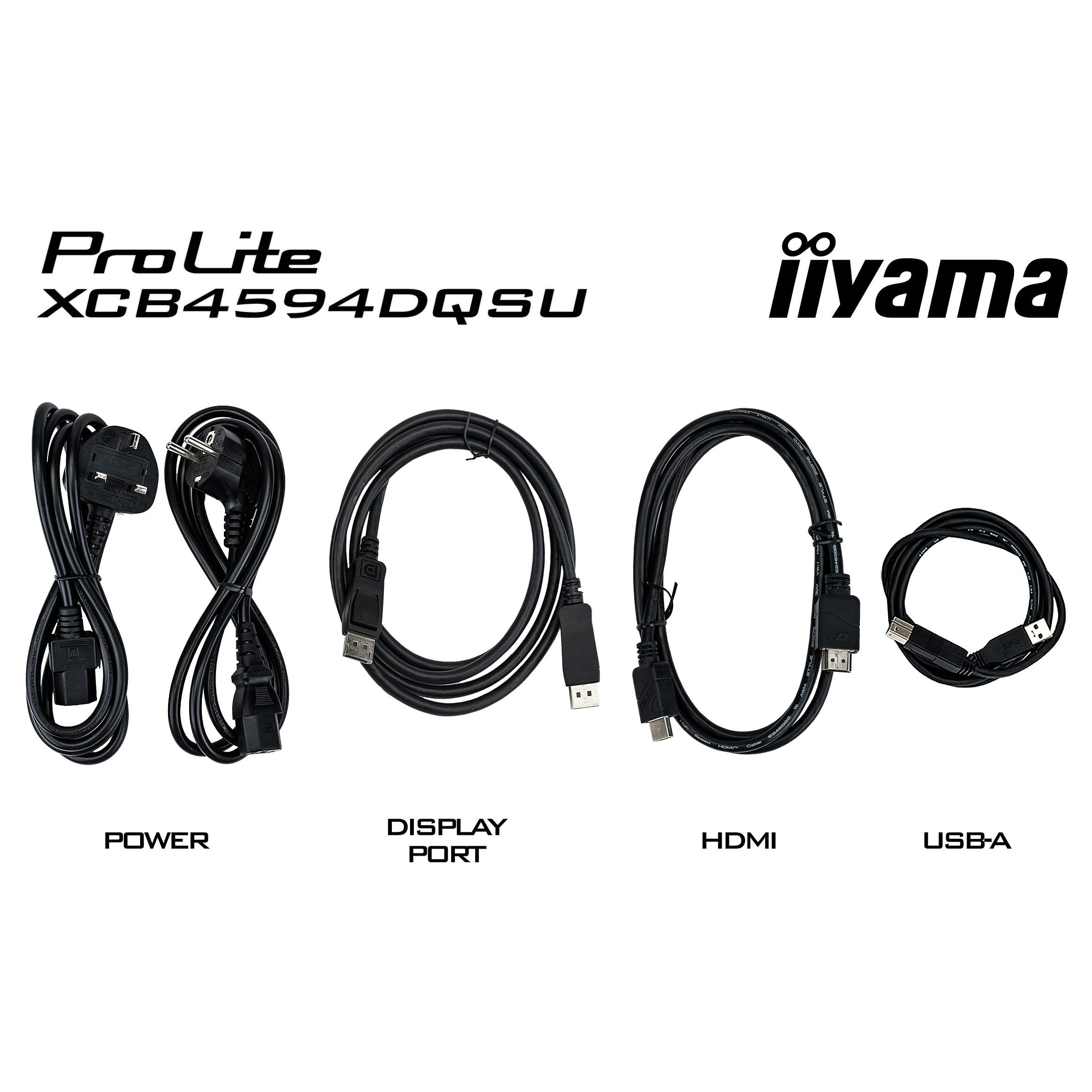 Monitor iiyama ProLite XCB4594DQSU-B1 / 44.5' / Dual QHD VA LED Curved / 75Hz / 2ms / HDMI+DP - Zezë - 20
