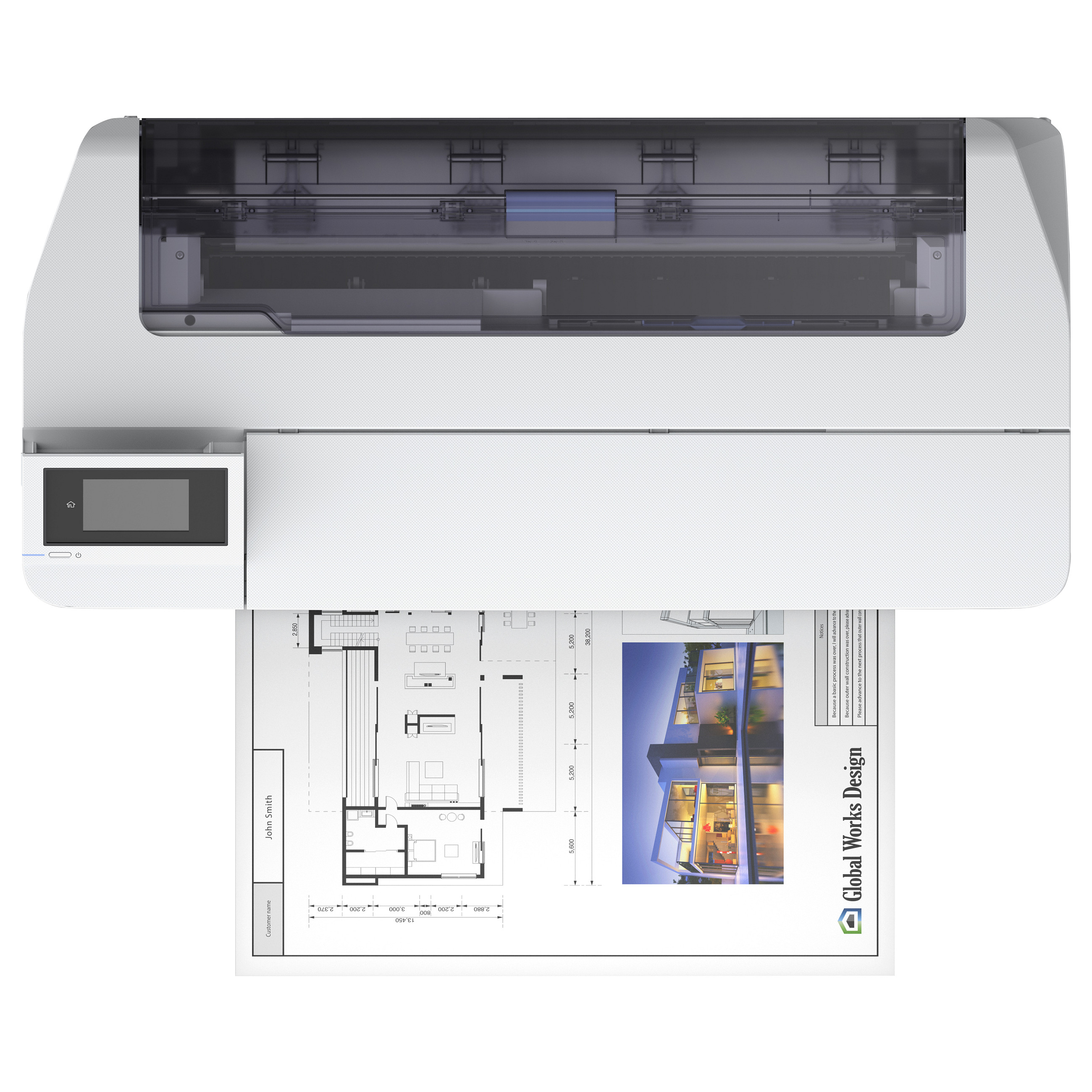 Printer Inkjet Epson SureColor SC-T3100N A1 Color - 6