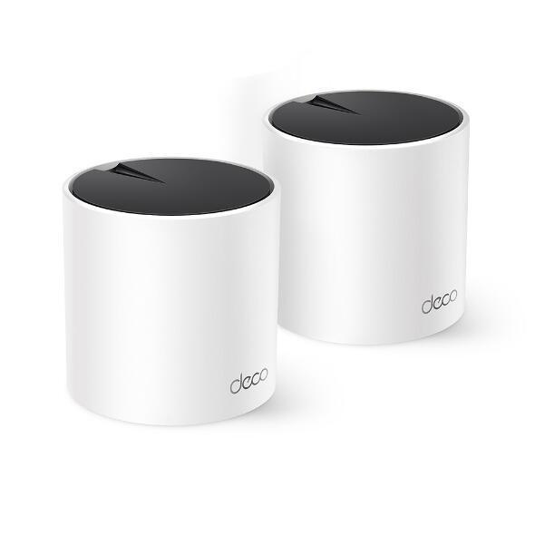 TP-Link Deco X55 AX3000 Mesh Wi-Fi 6 Dual-Band 3x Gigabit 2-Pack Whole Home – Bardhë - 1