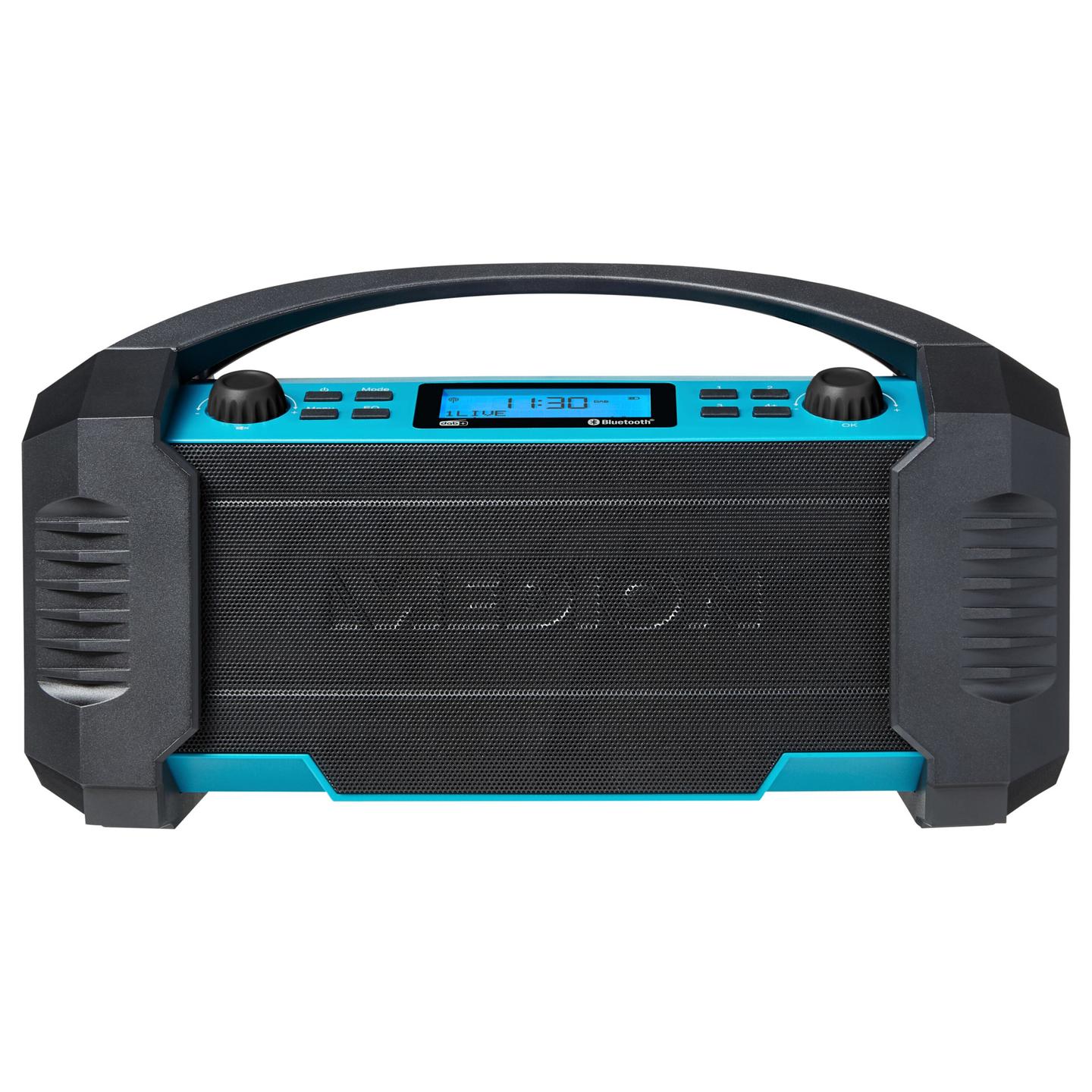 Radio për Punë MEDION LIFE E66050, AM, DAB+, FM, 15 W, Bateri me Autonomi deri në 15 orë - Zezë, Blu - 3