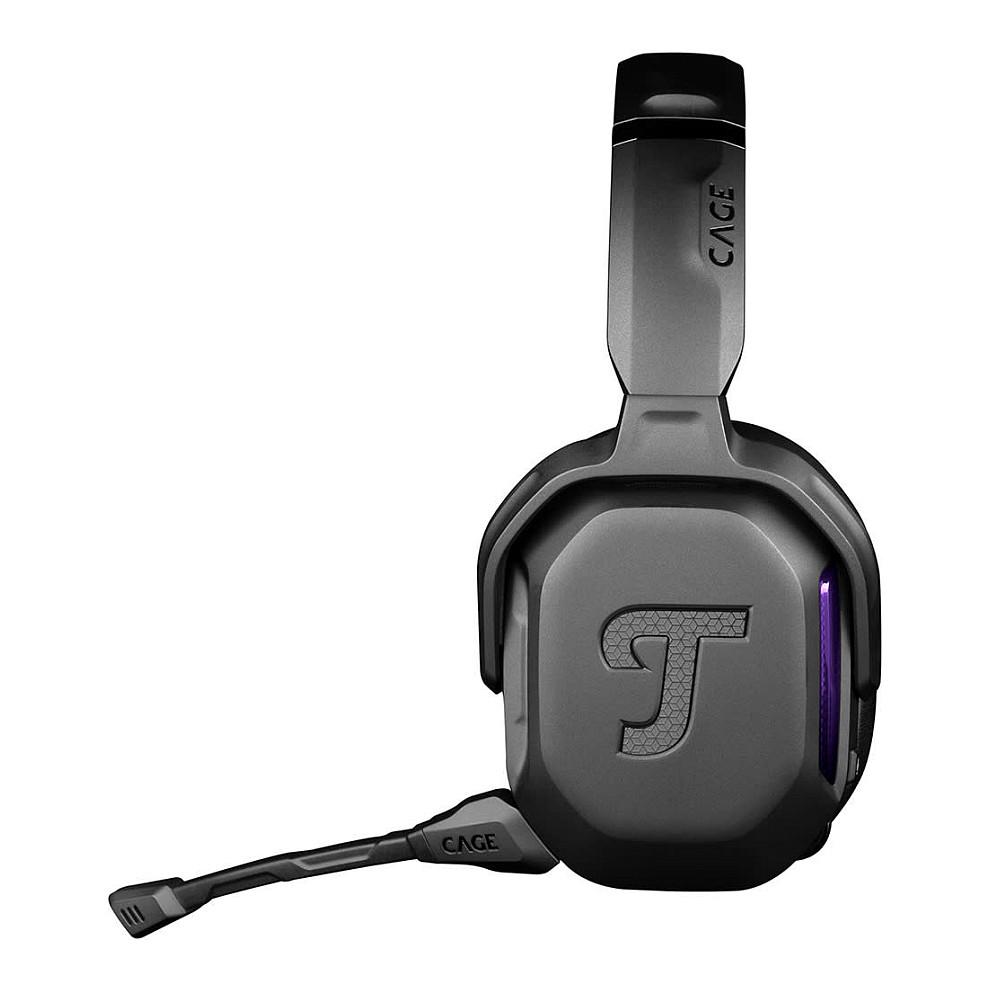 Kufje Gaming Teufel CAGE PRO / Wireless & Wired / Bluetooth / 40mm / 7.1 Surround / Mikrofon - Zezë - 6
