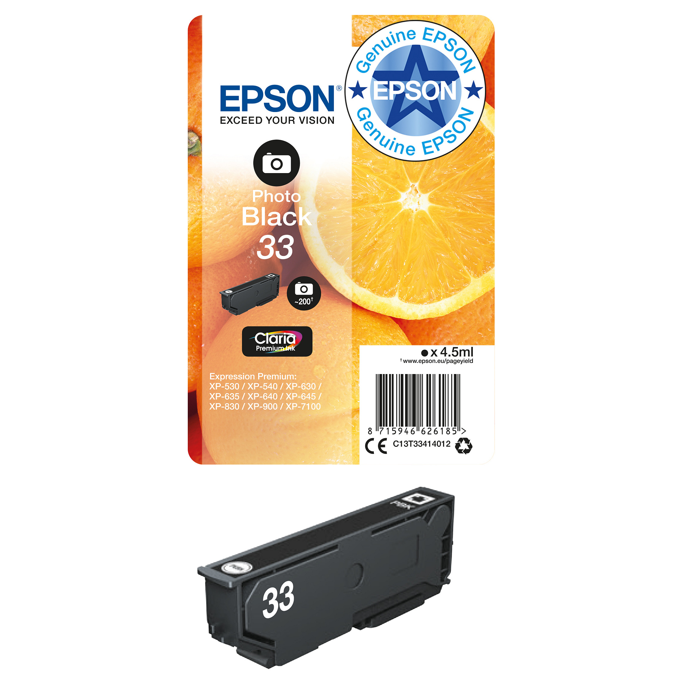 Epson 33 Photo black NEUE VERPACKUNG
