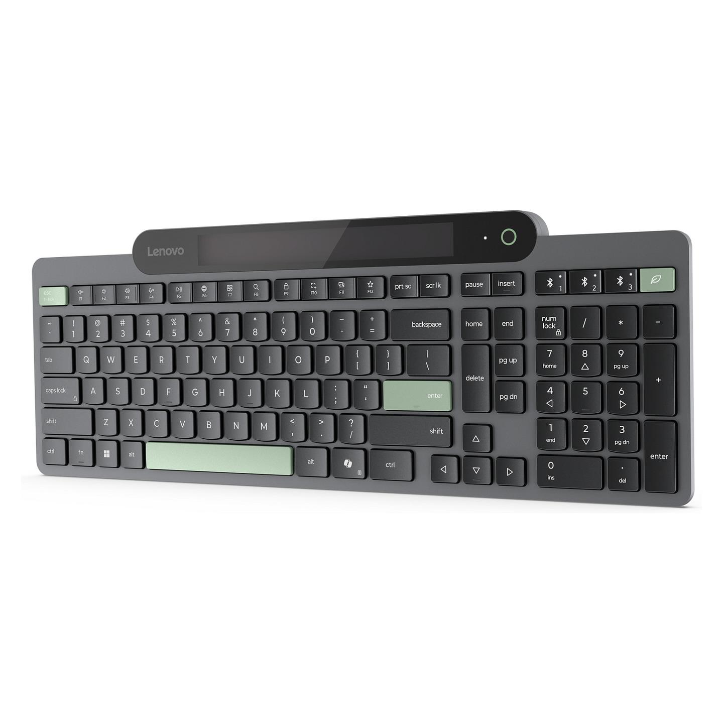 Tastierë pa kabllo Lenovo me Karikim Automatik / Bluetooth / QWERTZ - Zezë - 12