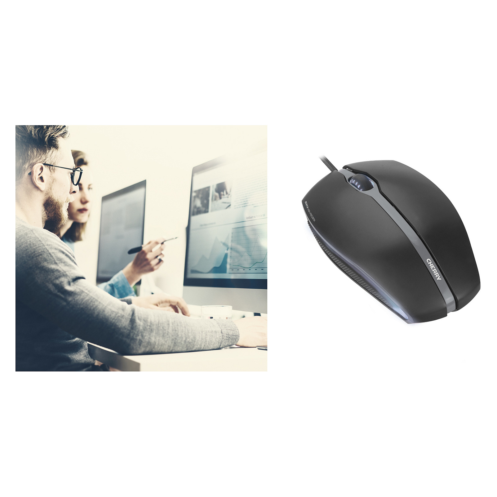 Maus Cherry GENTIX Illuminated Ambidextrous Mouse – Zezë - 5