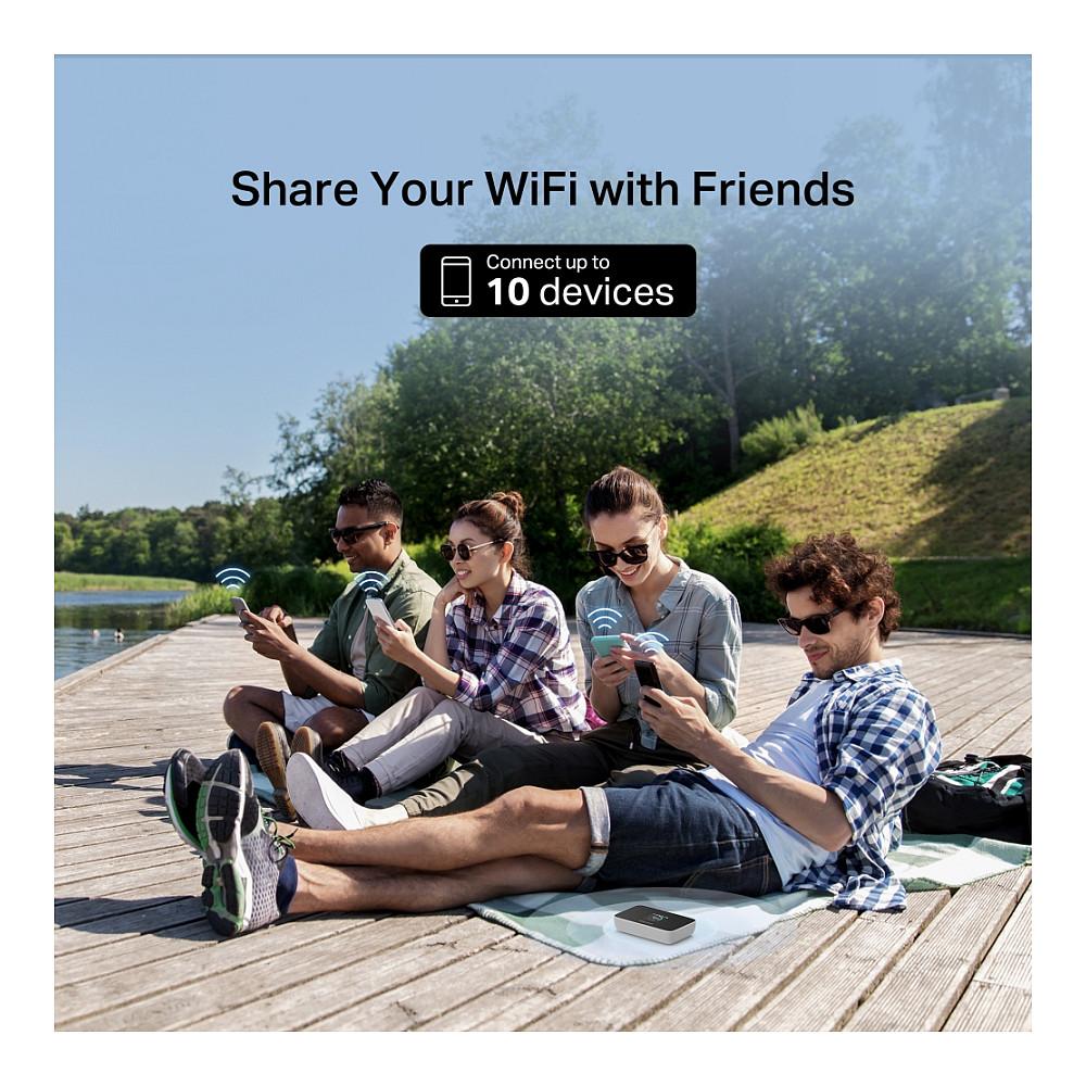 Mercusys MT115 4G LTE Cat 4 Mobile Wi-Fi 150Mbps Wi-Fi 6 287Mbps Nano SIM 2400mAh – E Zezë - 6