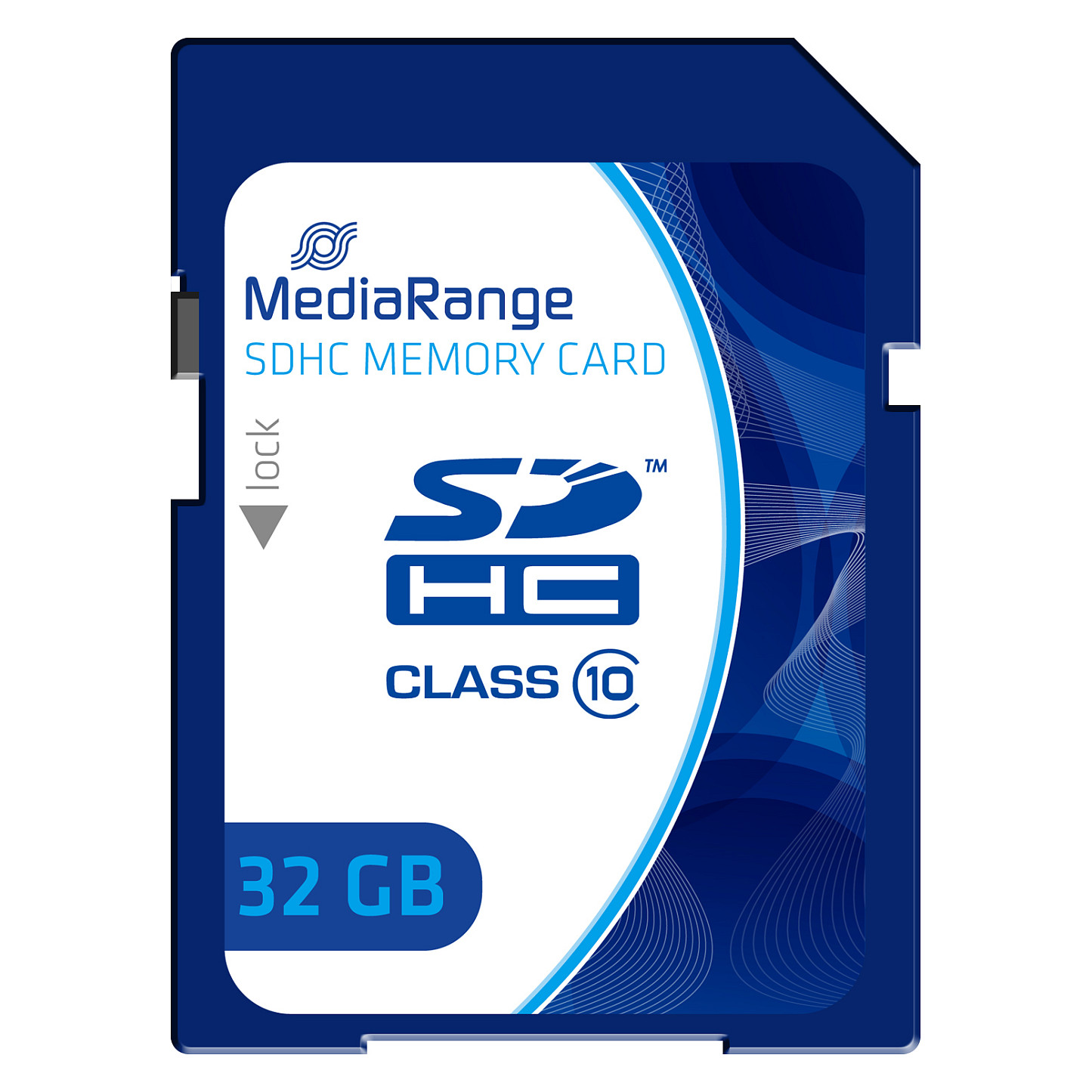 Kartë Memorie MEDIARANGE MR964 / 32GB / SDHC / Class 10 / 45 MB/s - Blu