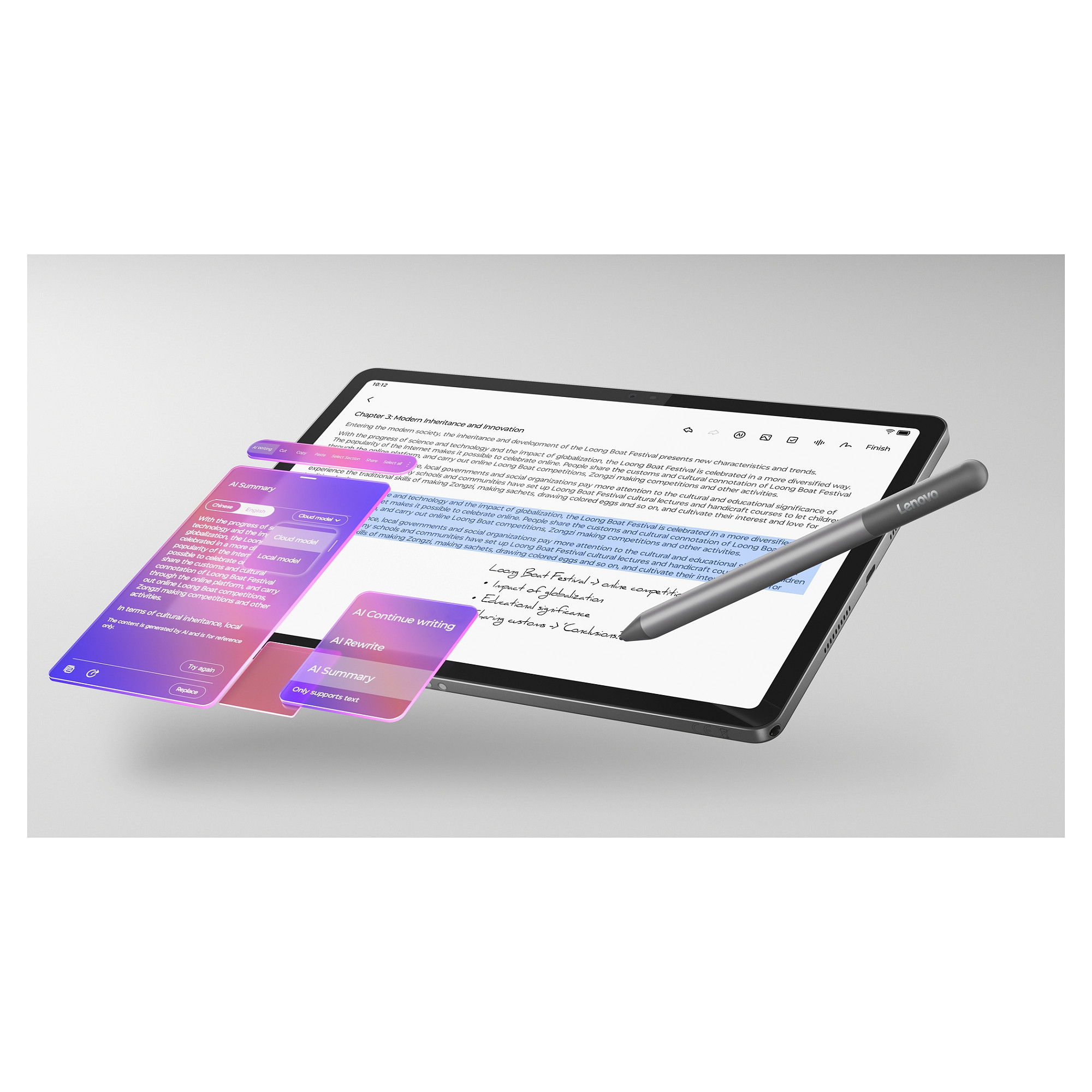 Tablet Lenovo IdeaTab 11" / 8GB LPDDR4 / 128GB / Wi‑Fi / Android – Gri - 9