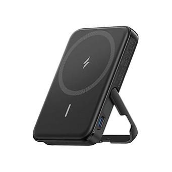 Power Bank Magnetik Anker 322 MagGo / 5000mAh / USB-C / 12W / Wireless 7.5W / Qi / USB Power Delivery – Zezë