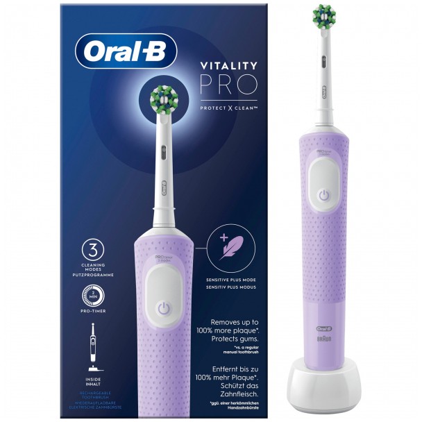 Furcë dhëmbësh elektrike Oral-B Vitality Pro D103 - Vjollcë - 1