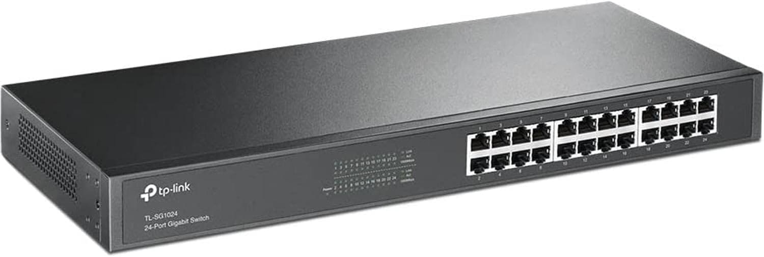 Switch TP-Link / 24-port / Unmanaged / Gigabit Ethernet 10/100/1000 Mbps / 24xRJ-45 / Full/half duplex / Plug and Play / Desktop/Rackmount / I zi - 2