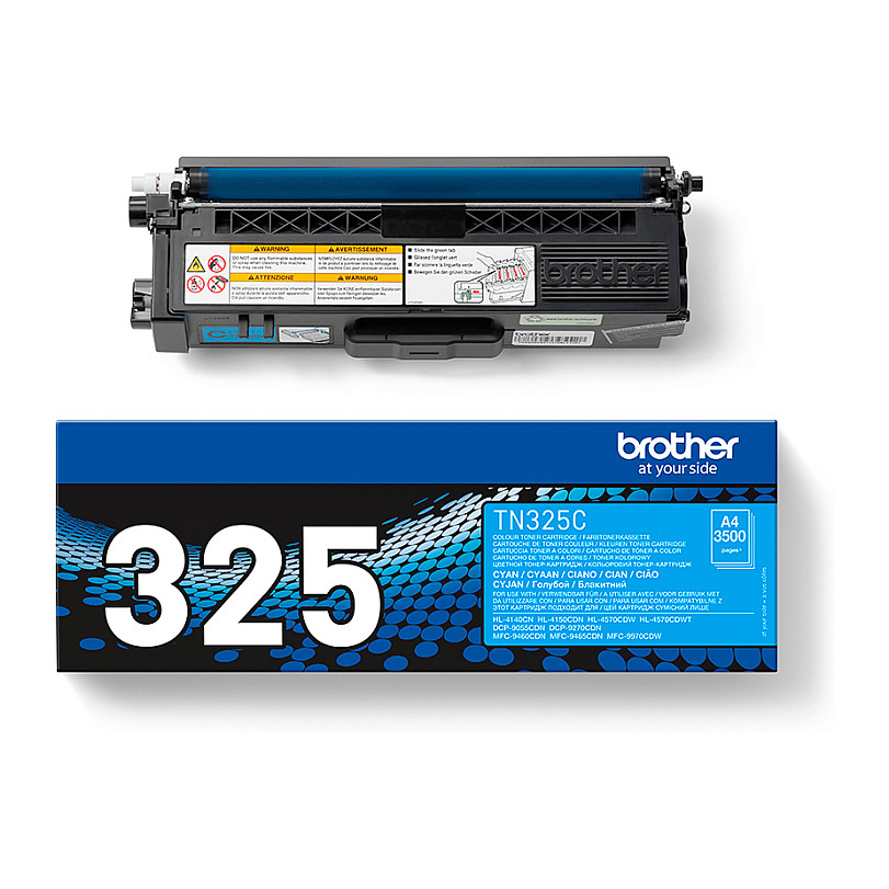 Toner Brother Original Cartridge TN-325C / Up to 3,500 Pages (ISO/IEC 19798) - Blu - 4