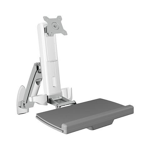 Mbajtëse për Monitor ICY BOX IB-MS600-W, 1 Monitor, deri 24", deri 8kg, për mur, VESA 75x75 & 100x100 - Argjend, Bardhë - 6