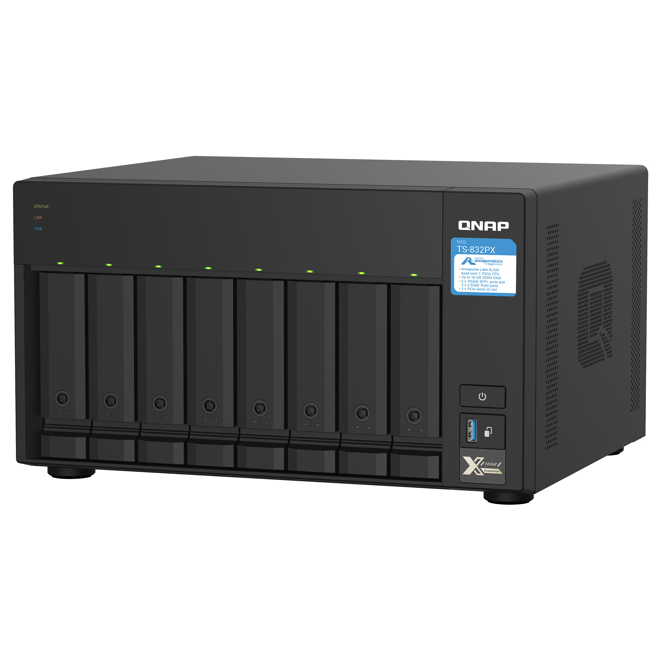 NAS QNAP TS‑832PX‑4G / 8‑Bay - 5