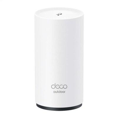TP-Link Deco X50-Outdoor AX3000 Wi-Fi 6 Outdoor Mesh Access Point – Dual-Band 2.4GHz + 5GHz, 574Mbps + 2402Mbps, 2× Gigabit, PoE 802.3at, IP65 – Bardhë - 1