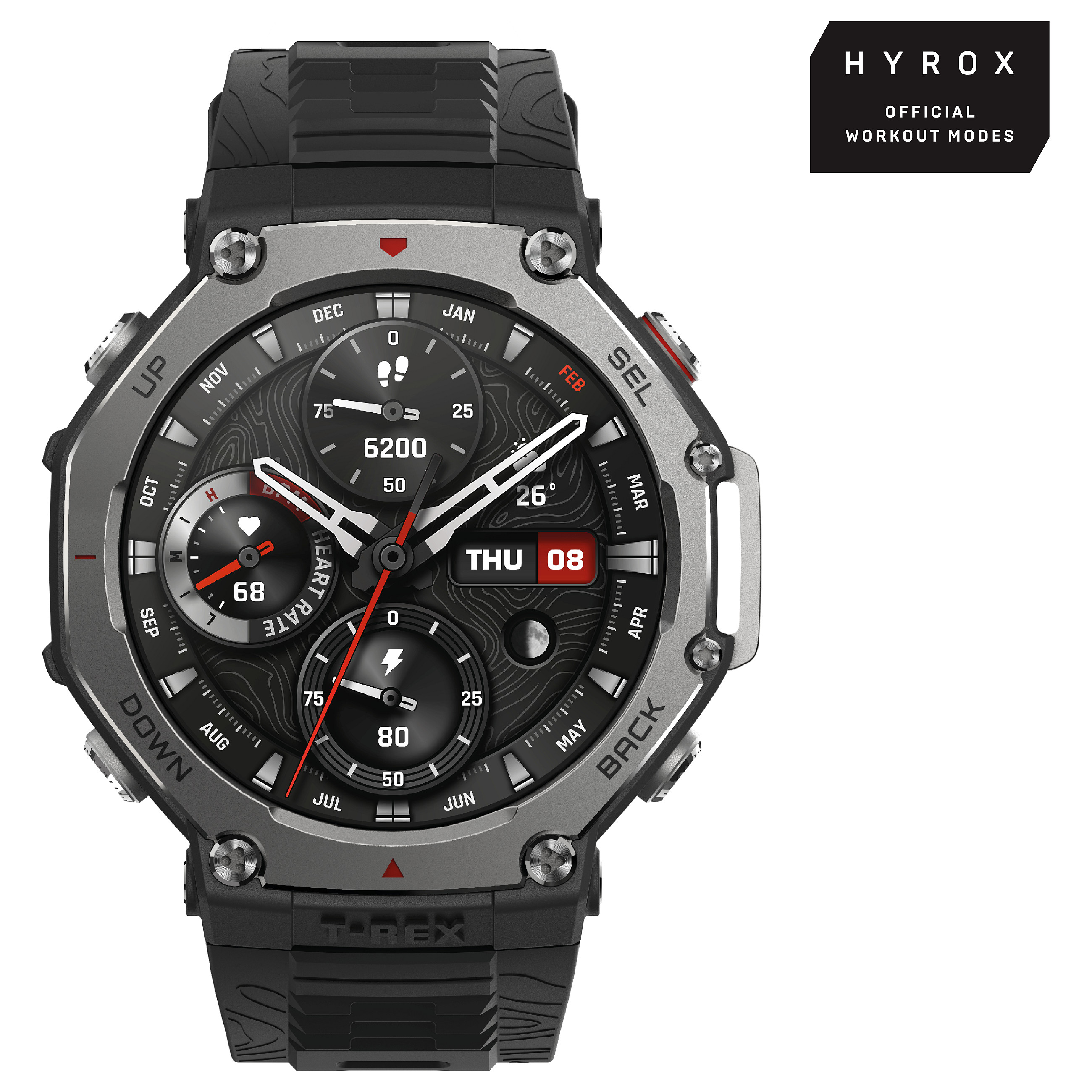 Orë e mençur Amazfit T-Rex 3 - Zezë - 1