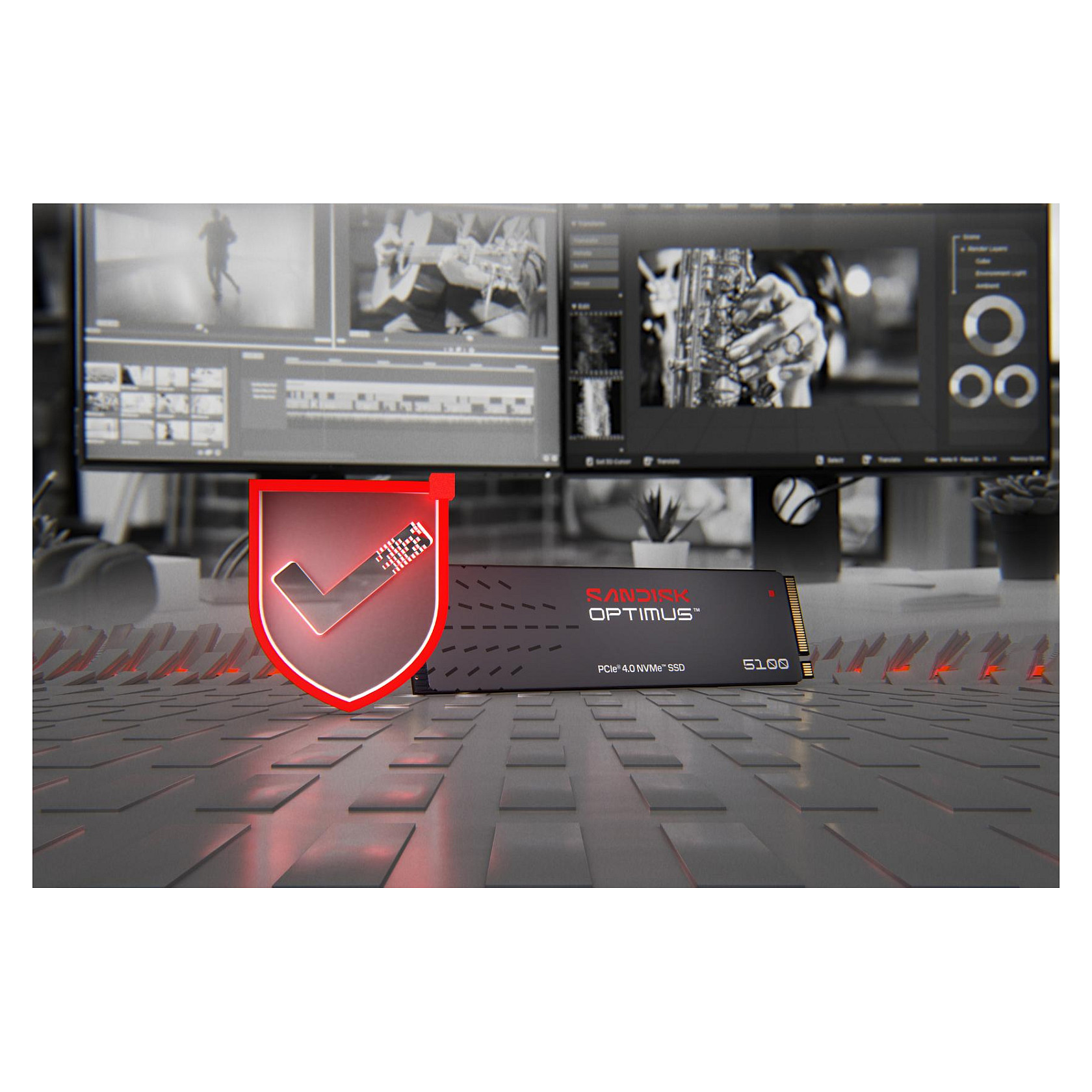 SSD e Brendshme SanDisk Optimus 5100 / 2TB / M.2 PCIe - 8