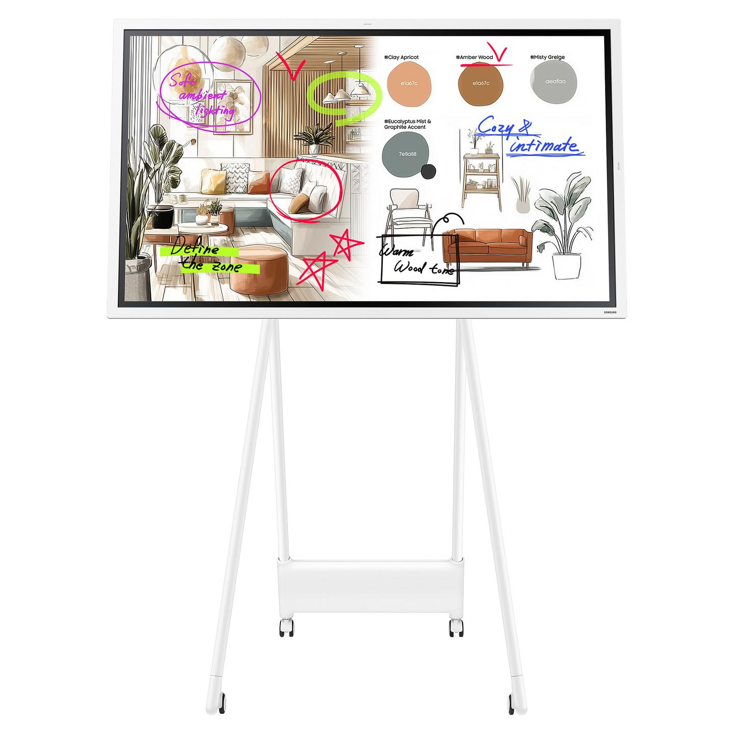 Interaktiv (Smart Board) Samsung Flip WM55FX, 55", 4K UHD VA, Touch, 8GB, 64GB, 2× HDMI, 3× USB-A - Hiri/Bardhë - 9