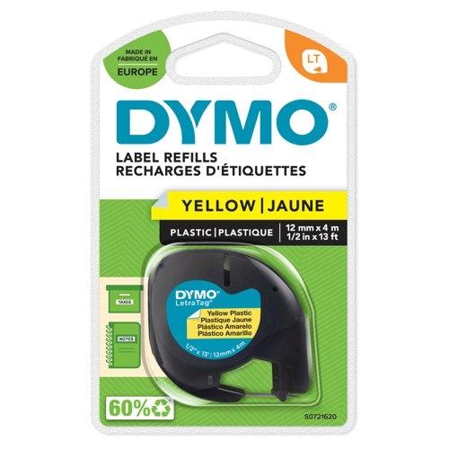 Shirit për Printer 3D Dymo Label S0721620 - Zezë mbi Verdhë - 2