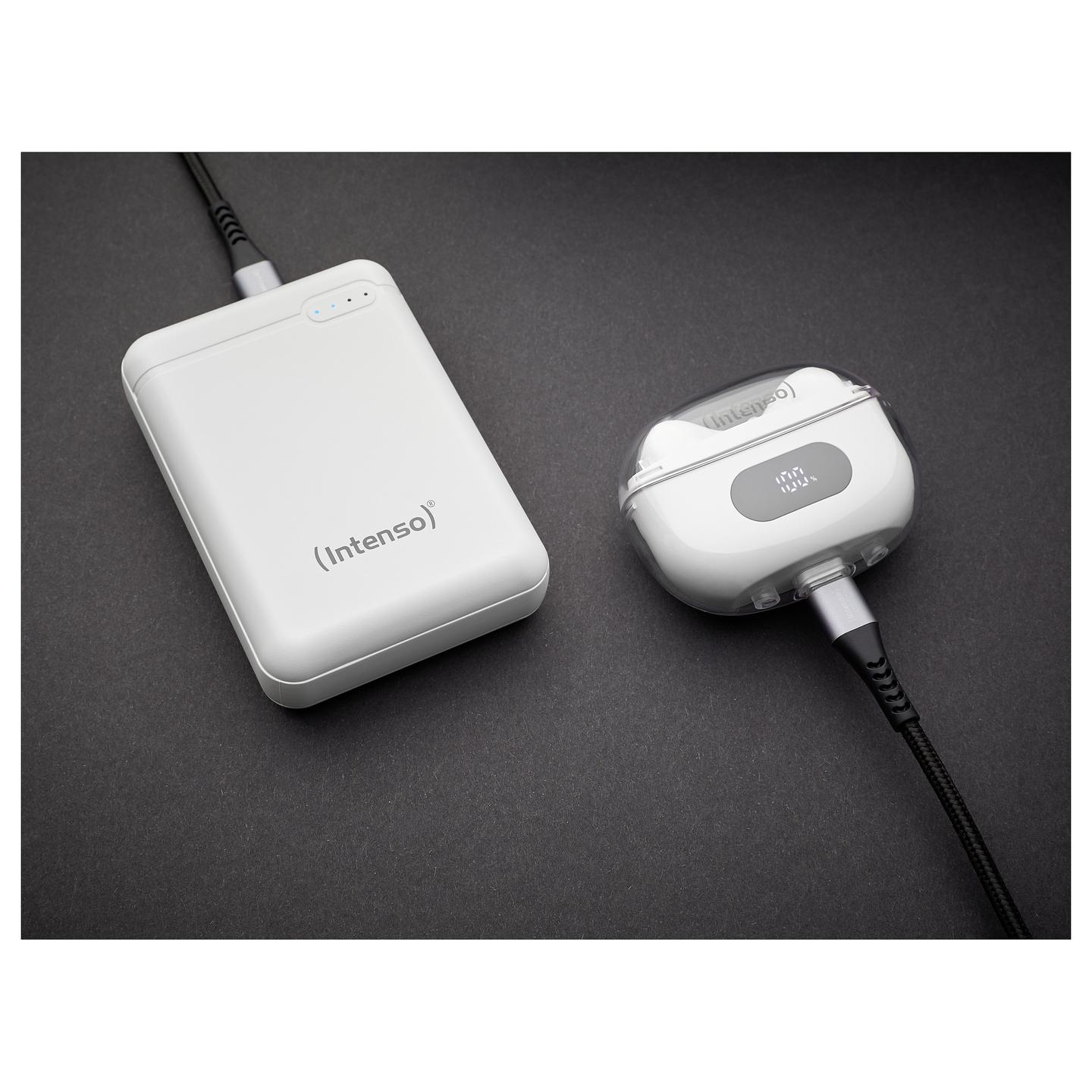 Powerbank Intenso XS10000, 10000 mAh, LiPo, USB-A, USB-C - Bardhë - 11