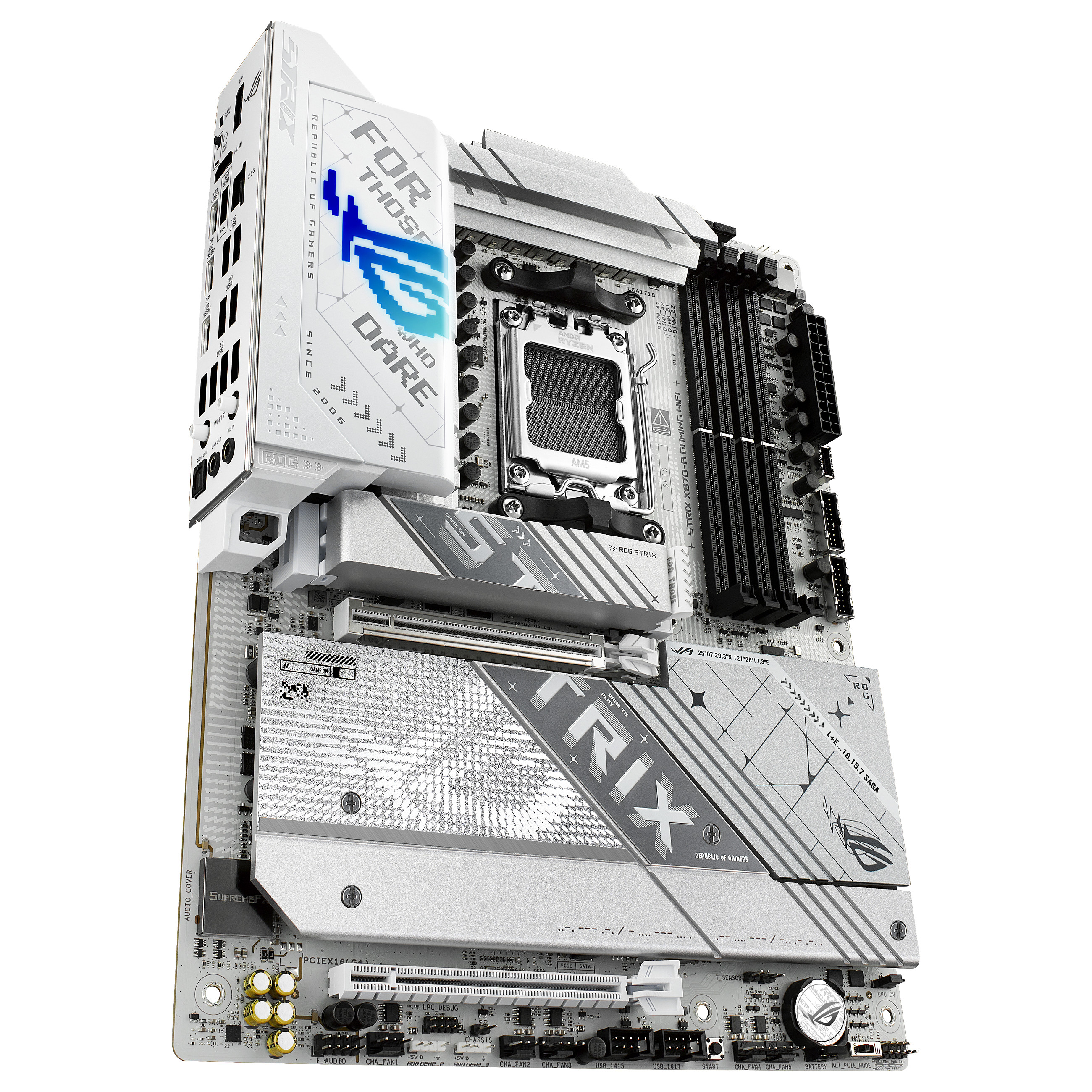 Pllakë Amë ASUS ROG STRIX X870-A GAMING WIFI / AMD AM5 / X870 / DDR5 / ATX / Wi-Fi 7 / 2.5GbE LAN - 5