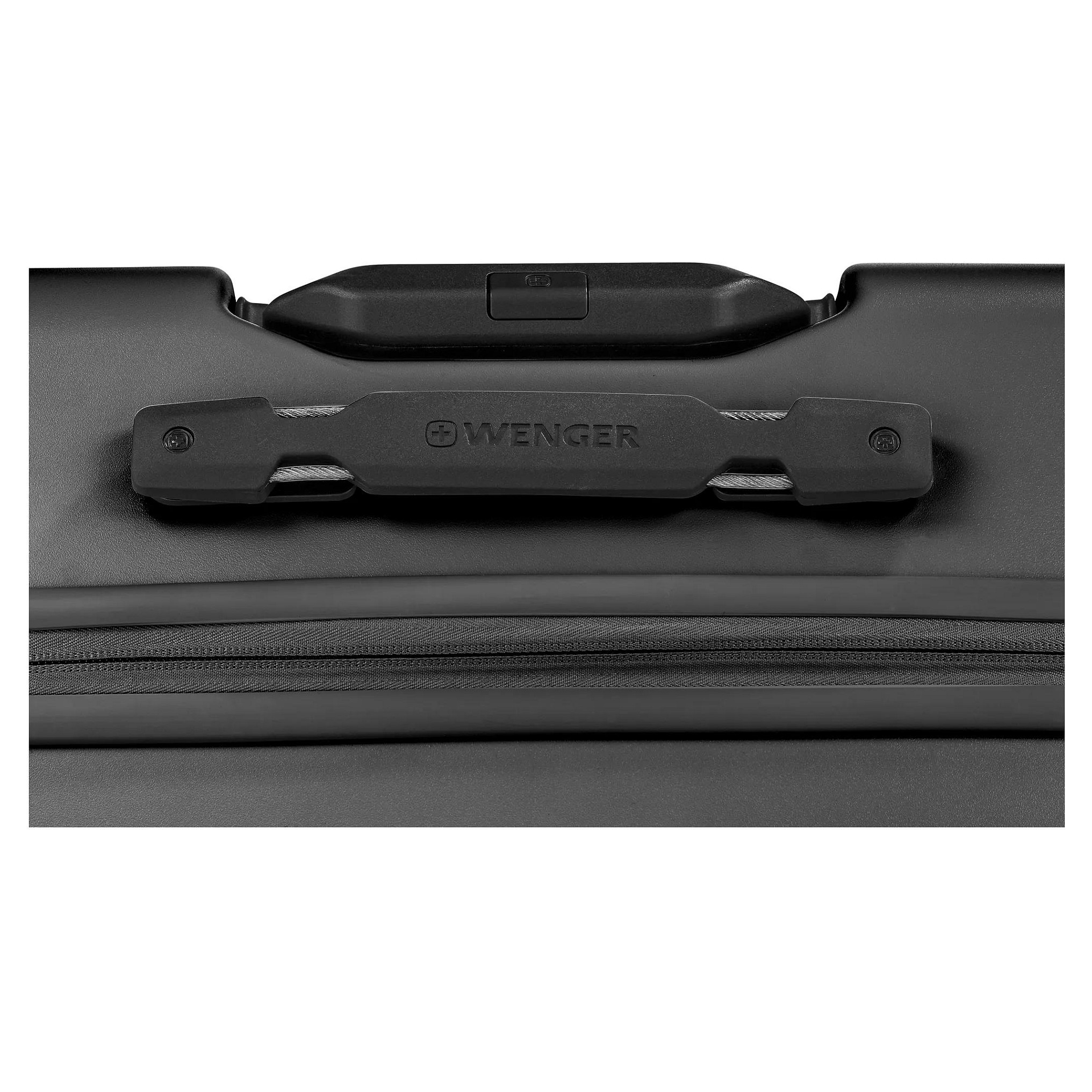 Çantë Kabine Wenger Amplix Carry-On / Hard Shell / Polycarbonate / 36 L / 45 L Expandable / 16" Laptop + 12" Tablet / 4 Spinner Wheels / Travel Sentry / USB-A + USB-C - Zezë - 4