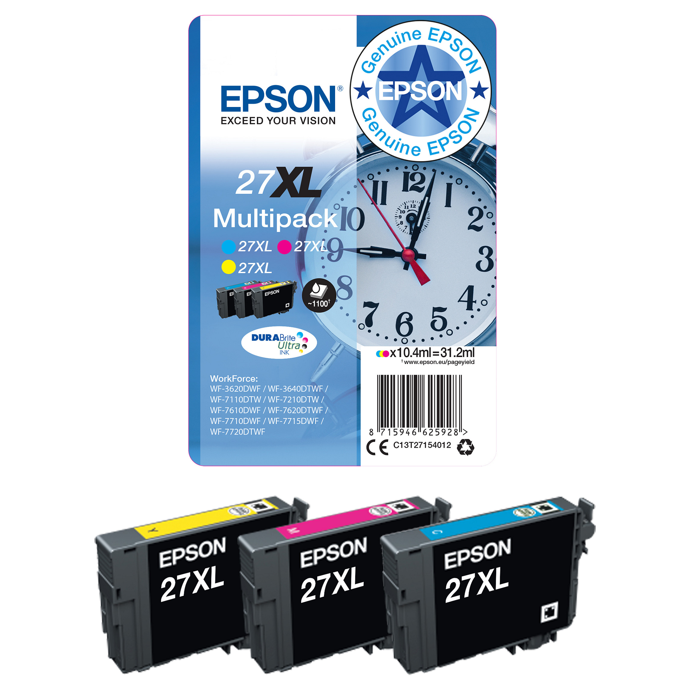 INK Epson C13T27124012/ me kapacitet të lartë – Blu - 14