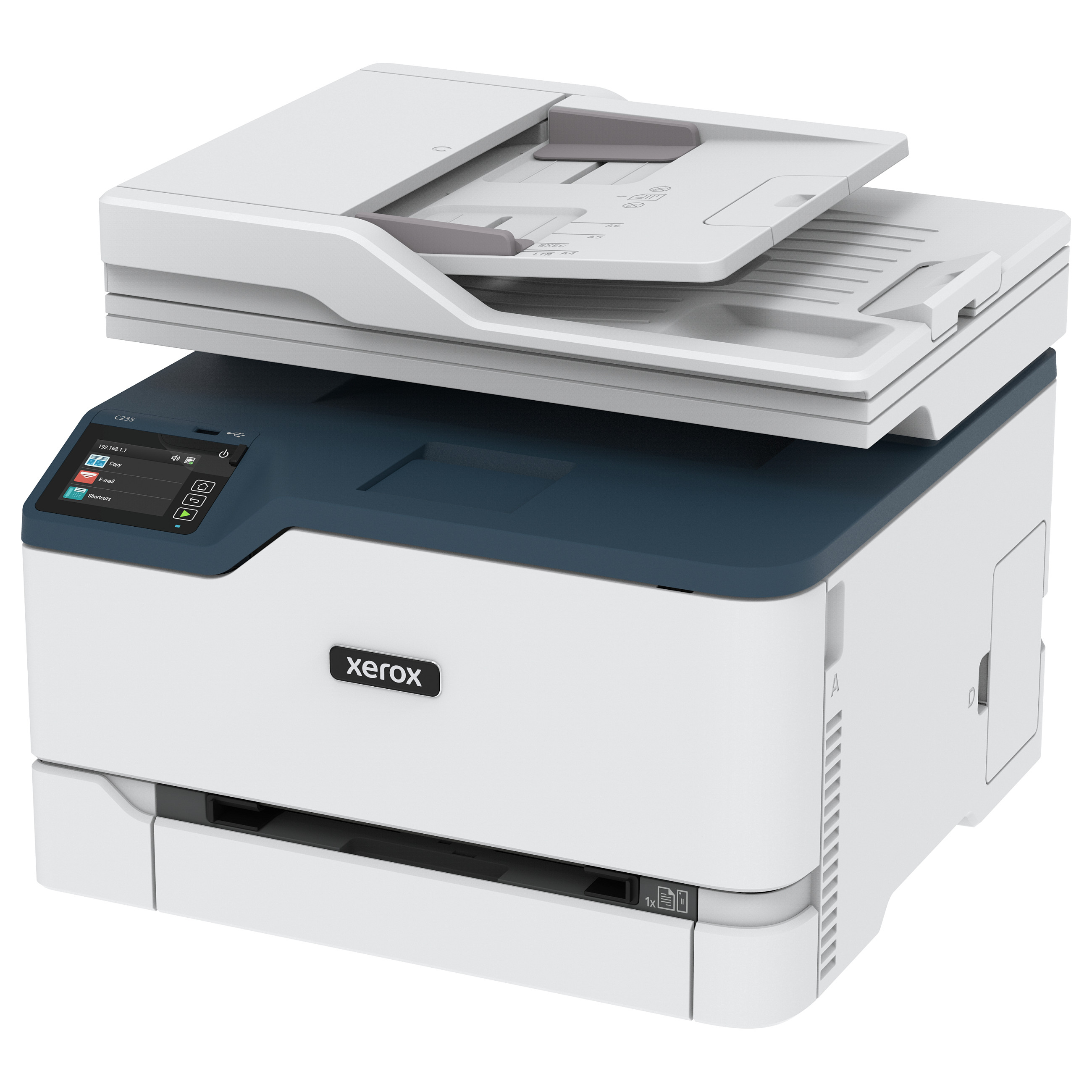 Printer Inkjet Laser Xerox C235 / 4-in-1 / A4 / LAN WLAN / ADF Duplex - Bardhë / Blu - 3