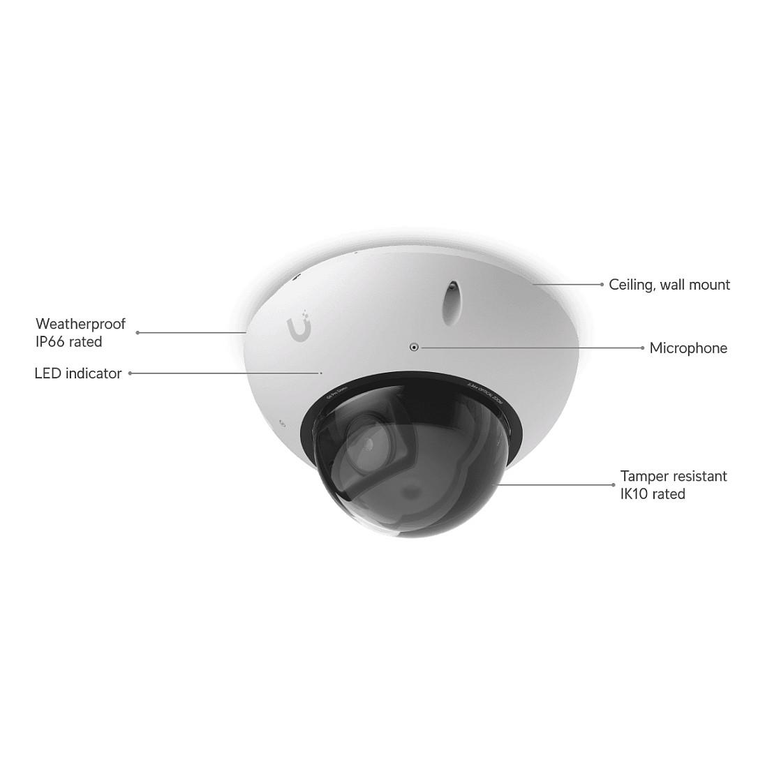 Kamerë Sigurie IP CCTV Ubiquiti G6 Pro Dome, 4K, 2.36x, 113.8°–45.5°, PoE+ - Bardhë - 8