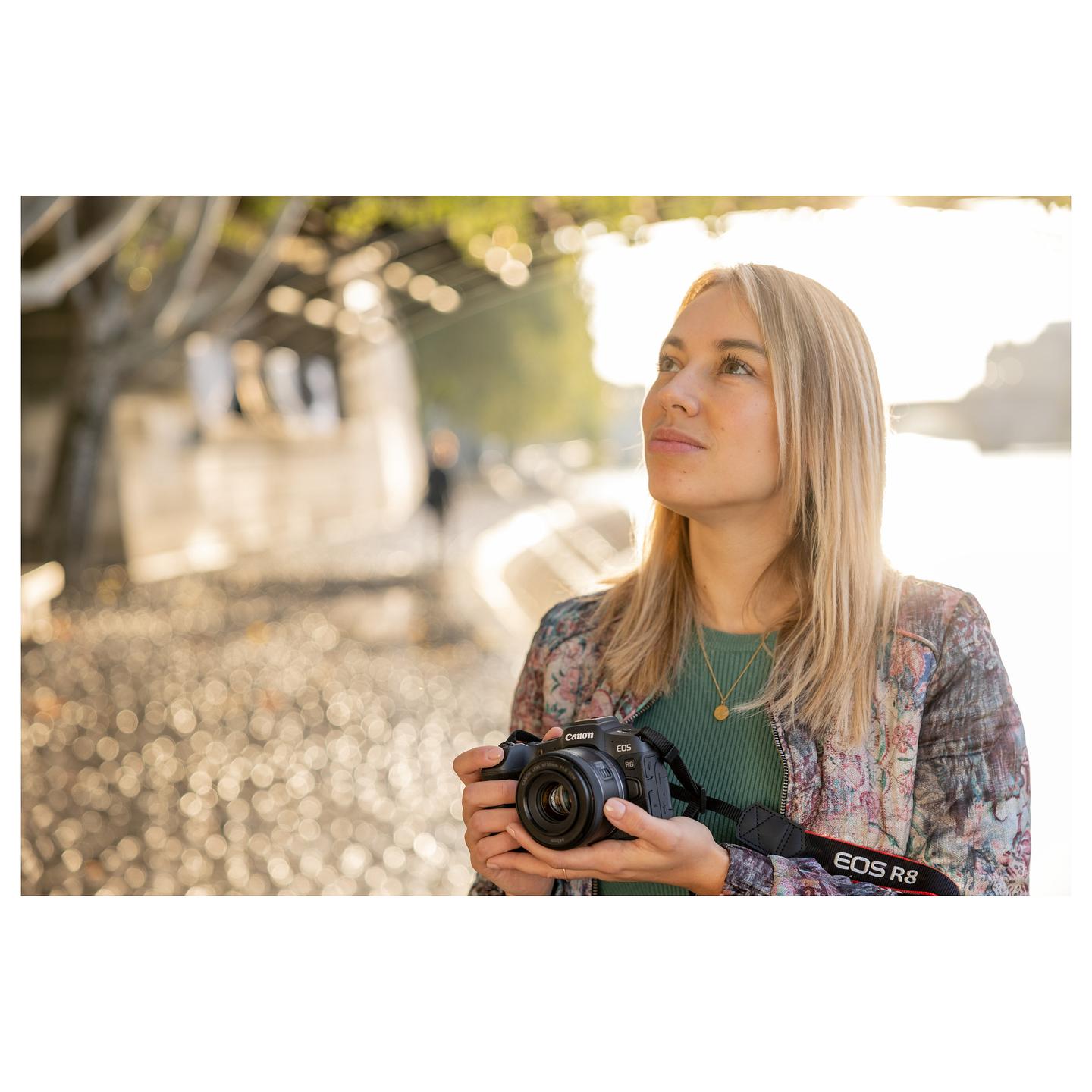 Kamerë Digjitale Canon EOS R8 Body, Full Frame, 24.2MP, 40fps, 4K 60fps, RF Mount - Zezë - 9