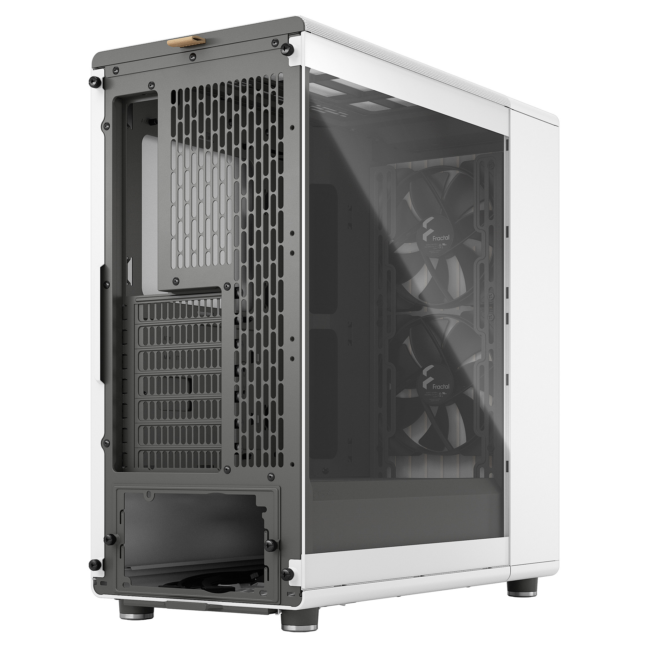 Kasë PC Fractal Design North / Midi Tower / ATX / 2x 140mm Fan - Bardhë - 18