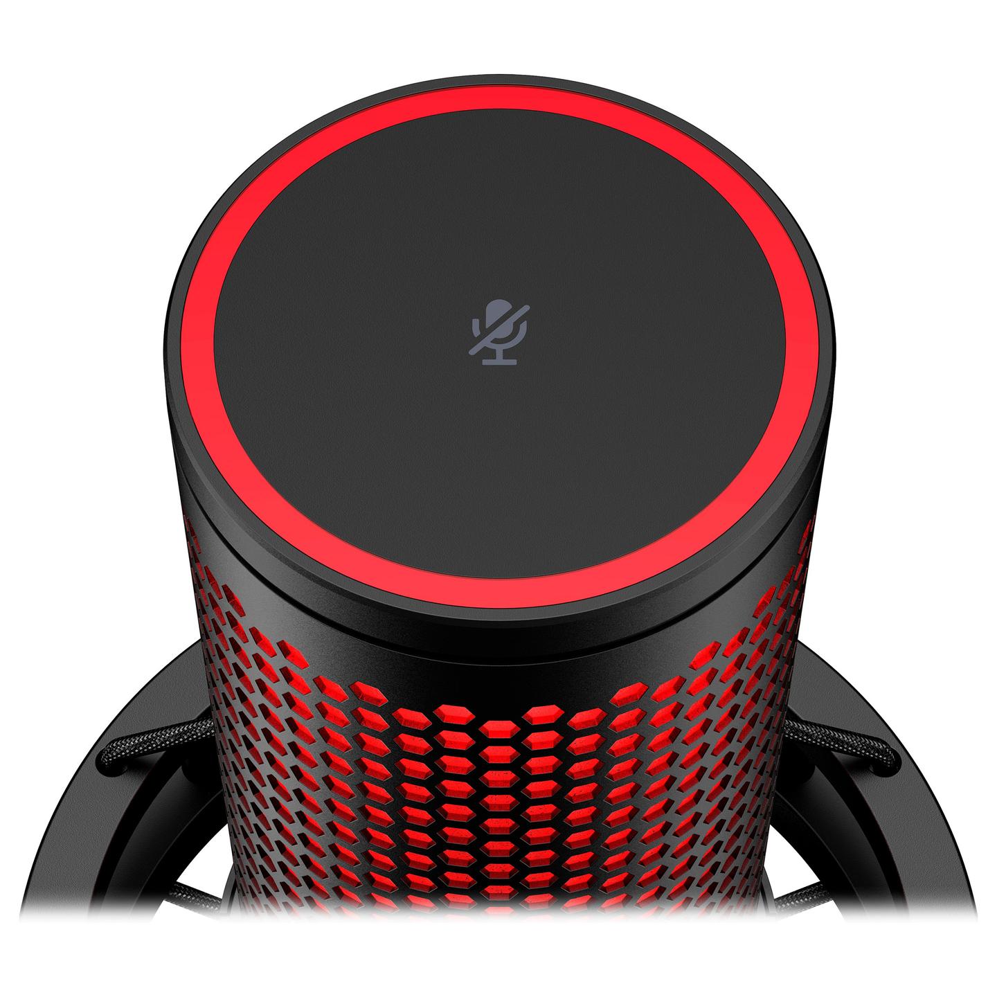 Mikrofon HyperX QuadCast 2 / USB-C / 24-bit / 96 kHz / 3 Kapsula Kondensatori 14mm / 4 Mode Regjistrimi / RGB - Zezë - 5