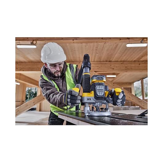 Frezë me Bateri DeWALT DCW620NT-XJ, 18V, Brushless, 11000–23000rpm, 70mm, 63mm - Zezë/Verdhë - 8