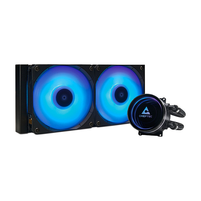 Ftohës për Procesor K Cooler  Water Cooling Chieftec Iceberg 240 RGB multi Cooler | 1700| 1200| 1150| 1151| 1155| 1156| 1851| AM5/4/3+/2+/2 - 1