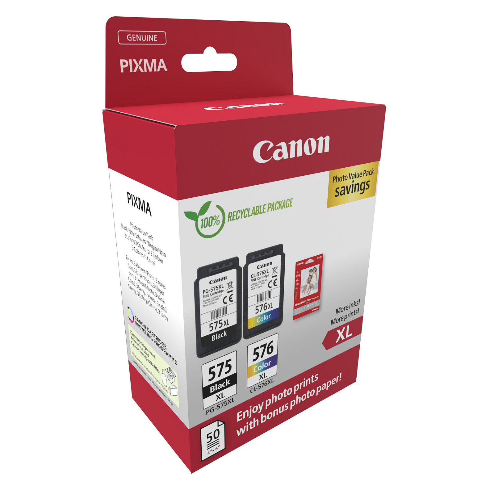 INK Canon / PG‑575XL + CL‑576XL / 5437C006 / 2pack Multipack - 2