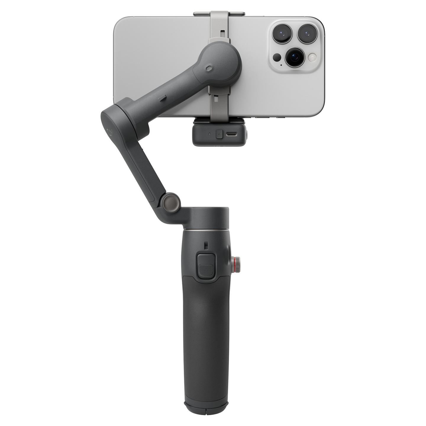 Stabilizues DJI Osmo Mobile 7P, 3-Aksësh, ActiveTrack 8.0, Tripod i Integruar, Shufër Zgjatuese - Gri e Errët - 3