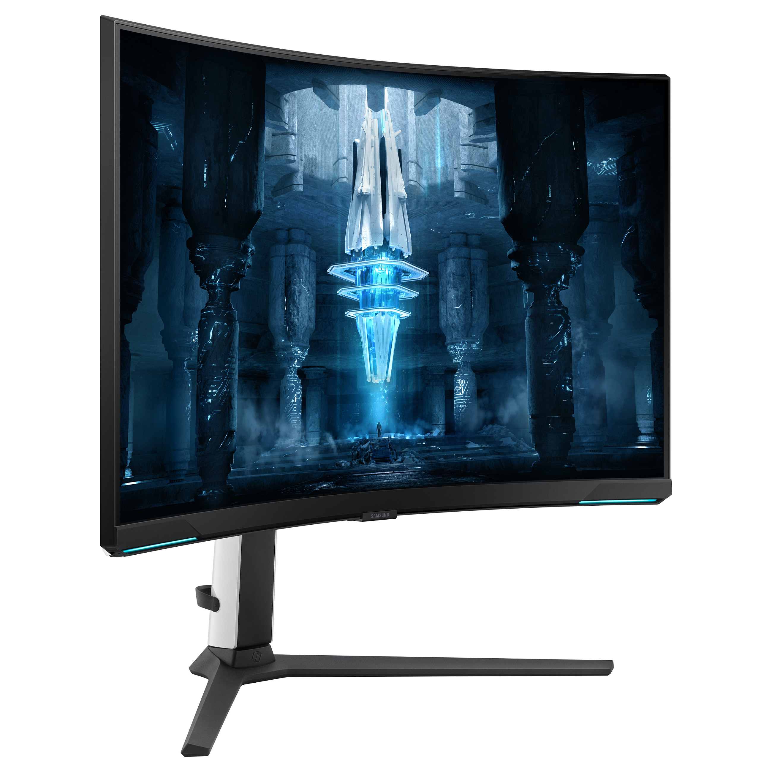 Monitor Gaming Samsung LS32BG850NPX / 32"/ 4K Ultra HD VA / LED / 240 Hz / 1 ms / HDMI+USB+DP+HDCP - Zezë/Bardhë - 7