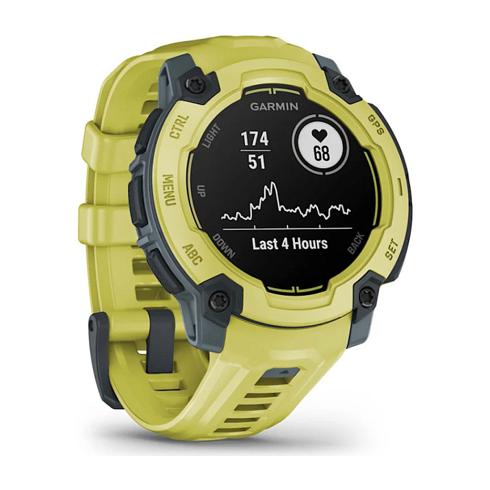 Orë e mençur sportive Garmin Instinct E / 45mm / 0.9" - Verdhë/Zezë - 1