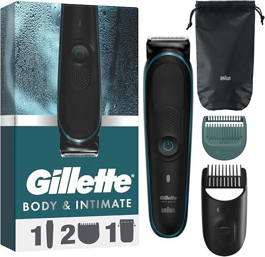 Makinë e rrojës GilletteLabs Body & Intimate i5 / SkinFirst / AutoSense / AquaGrip / 100 Min / Wet & Dry – Zezë/Gjelbër