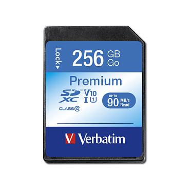 Kartë Memorie Verbatim Premium, 256GB, SDXC, UHS-I, Class 10, U1, V10