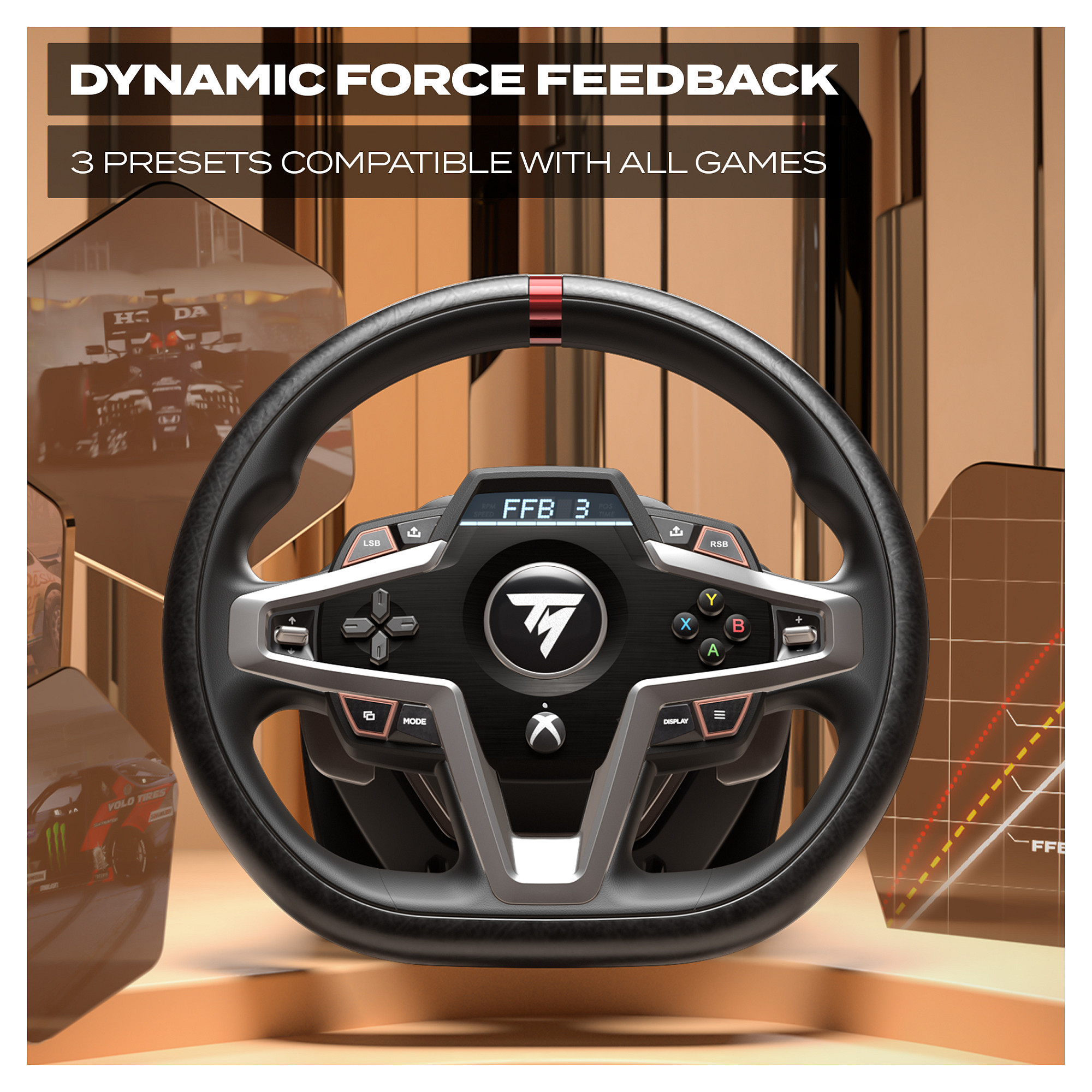 Kontroller,Timon & Pedale Thrustmaster T248X / Force Feedback Racing Wheel for Xbox/PC - Zezë - 6