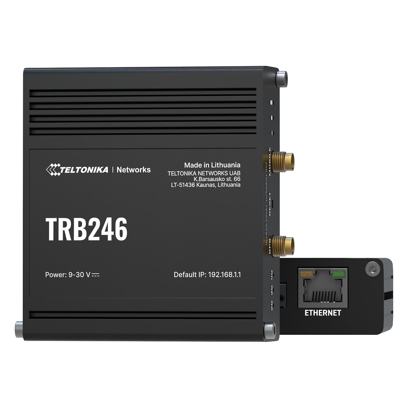 Modem Teltonika TRB246, 4G LTE Cat 4, Dual SIM - Zezë - 1