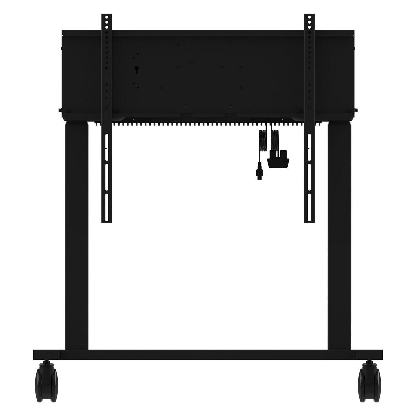 Mbajtëse për Monitor iiyama / 55″–105″ / deri në 120 kg / Elektrike / Rregullim Lartësie 950 mm / me Rrota - Zezë - 7