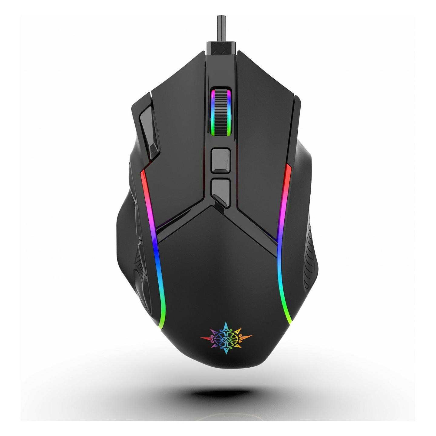 Maus Gaming me Kabllo INCA IMG-351 Empousa / 1200-12.800 DPI / 12 Butona / 1000 Hz / USB / RGB – Zezë - 1