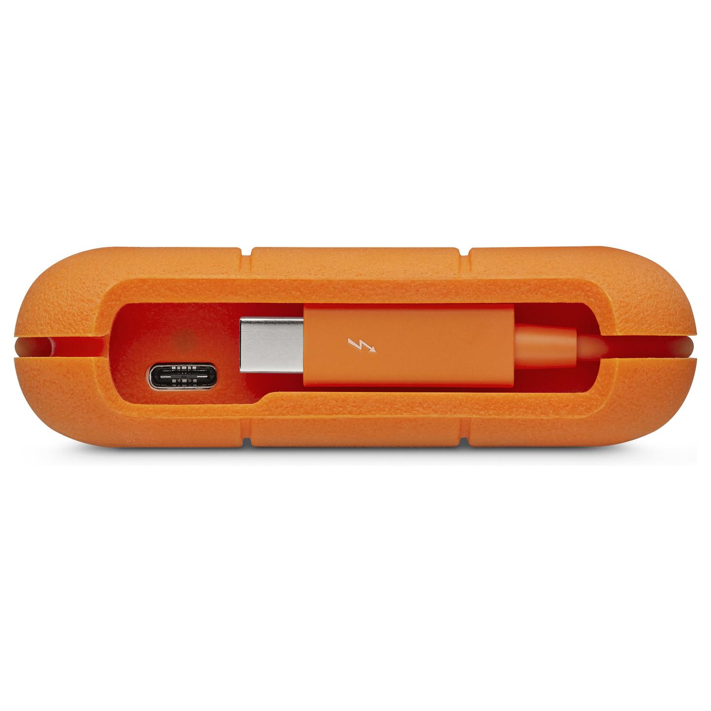 HDD e Jashtme LaCie Rugged Secure, 2TB, 2.5", USB-C 3.1 Gen 1, 130MB/s, AES-256 Encryption – Bardhë / Portokalli - 5
