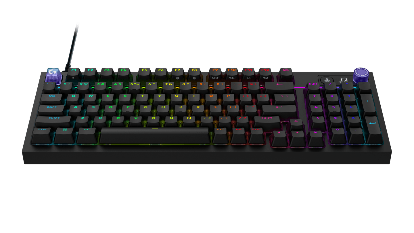 Tastierë Gaming Logitech G316 X 98 / Mekanike / Wired / 98% / Hot‑Swappable / 8000 Hz / RGB – Zezë - 2