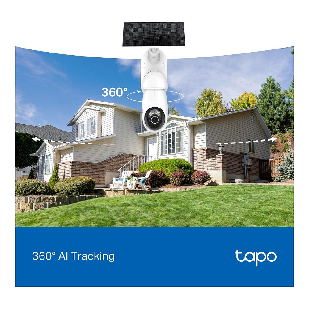 Kamerë Sigurie IP CCTV TP-Link Tapo C660 KIT, 8MP, 4K, Pan/Tilt 360°, 18x Digital Zoom, AI Tracking, Color Night Vision, Wi-Fi, Panel Solar, Bateri, IP65 - Bardhë - 8